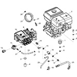 Engine, Gearbox & Pump Assembly <br />(PWX 13/230)